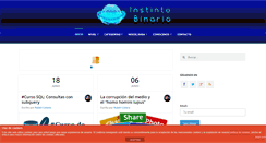 Desktop Screenshot of instintobinario.com